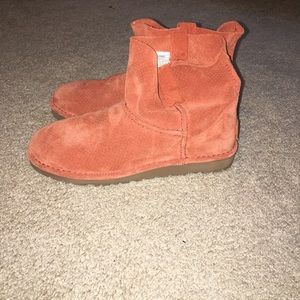 UGG unlined perforated boots